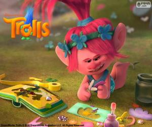 Puzle Princesa Poppy, Trolls