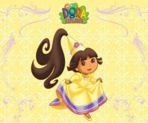 Puzle Princesa trajes Dora