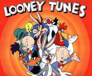 Puzle principais personagens do Looney Tunes