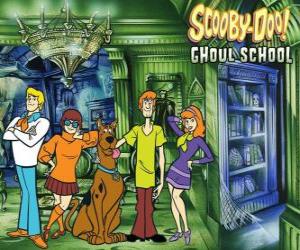 Puzle principais personagens do Scooby-Doo