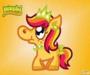 Puzle Priscilla. Moshi Monsters. O pônei princesa