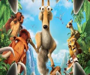 Puzle Protagonistas da Ldade do Gelo - A Era do Gelo - Ice Age    