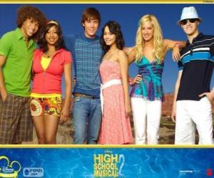 Puzle Protagonistas de High School Musical 2