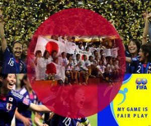 Puzle Prémio Fair Play 2011 FIFA para a associação de futebol do Japão