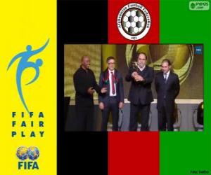 Puzle Prémio Fair Play 2013 FIFA para o Afeganistão