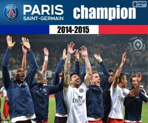 Puzle PSG, campeão 2014-2015