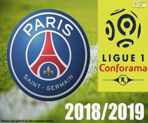 Puzle PSG, campeão 2018-2019