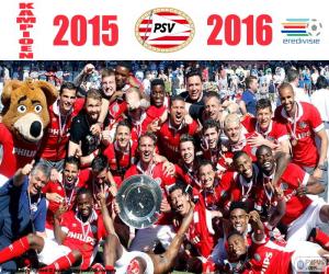 Puzle PSV Eindhoven, campeão 2015-2016