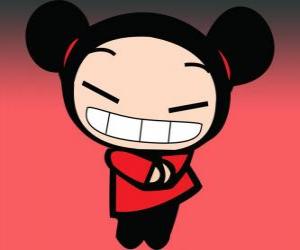 Puzle Pucca é uma menina muito alegre e extrovertida