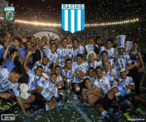 Puzle Racing Club de Avellaneda, campeão do Torneo de Transición 2014 na Argentina