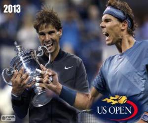 Puzle Rafael Nadal campeão US Open 2013