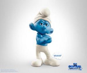 Puzle Ranzinza é o anti-social, as pessoas mal-humorado dos Smurfs - Os Smurfs, filme -