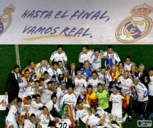 Puzle Real Madrid campeão Copa del Rey 2013-2014