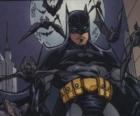 Batman com os seus amigos, os morcegos