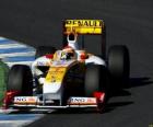 Fernando Alonso pilota seu F1