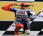 Jorge Lorenzo no pódium