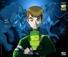 Ben 10 e alguns dos alienígenas do Omnitrix