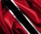 Bandeira da Trinidad e Tobago ou Trindade e Tobago