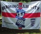 Bandeira de Birmingham City Football Club, um clube profissional de futebol com sede em Birmingham, Inglaterra. Fundada em 1875