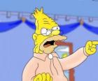 Avô Abraham Simpson pai de Homer Simpson