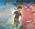 Brock, originalmente o líder do Ginásio da Cidade Pewter (Pewter), especializada em rock-Pokémon tipo.