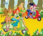 A motocicleta Winx Club