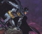 Batman controlando a cidade de Gotham City