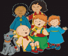 Caillou com amigos