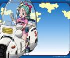 Bulma com a sua moto