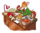 Geronimo Stilton, o diretor do jornal 