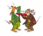 Geronimo Stilton com seu pai