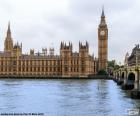 Big Ben em Londres, a Torre do Relógio do Palácio de Westminster