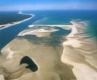 Parque Nacional do Banco de Arguim, localizada ao longo da costa atlântica. Mauritânia.