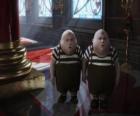 Tweedledee e Tweedledum gordinho e os gêmeos que estão sempre brigando entre si