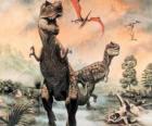 Dinossauros e pterodactylus