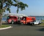 Veículos de emergência Incêndio, Ambulância e Polícia
