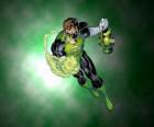 O Lanterna Verde, o super-herói tem um anel de poder, que é uma das armas mais poderosas no universo
