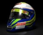 Capacete de Felipe Massa 2010