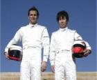 Pedro Martinez de la Rosa e Kamui Kobayashi, piloto da BMW Sauber F1 Team