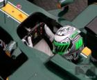 Capacete de Heikki Kovalainen 2010