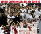 Campeão Sevilla da Copa del Rey 2009-2010