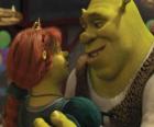 Shrek e Fiona, um casal de ogros no amor