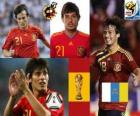 David Silva (arte e sugestão) meia da seleção espanhola