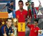 Sergio Busquets (polvo El Badia) meia da seleção espanhola