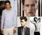 Simon modelo Nessman de origem canadense, mas descida austríaco