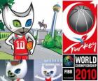 Bascat mascote do Basquete Campeonato Mundial da Turquia 2010