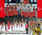 Turquia 2 º lugar do Campeonato Mundial FIBA 2010 na Turquia