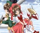 Sakura e Syaoran Li, um descendente de Clow Reed, o mago que criou as cartas Clow