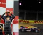 Sebastian Vettel - Red Bull - Singapore 2010 (2 º Classificado)