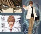 Light Yagami também conhecido como Kira, o protagonista do anime Death Note